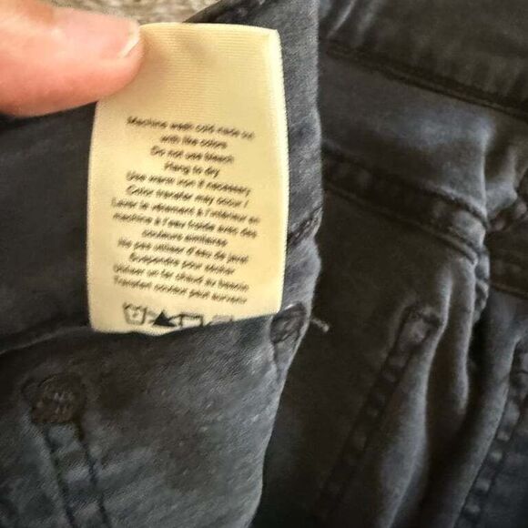 Rag & Bone High Rise Ankle Skinny Jeans - Black Women Size 26‎ School - Picture 3 of 9